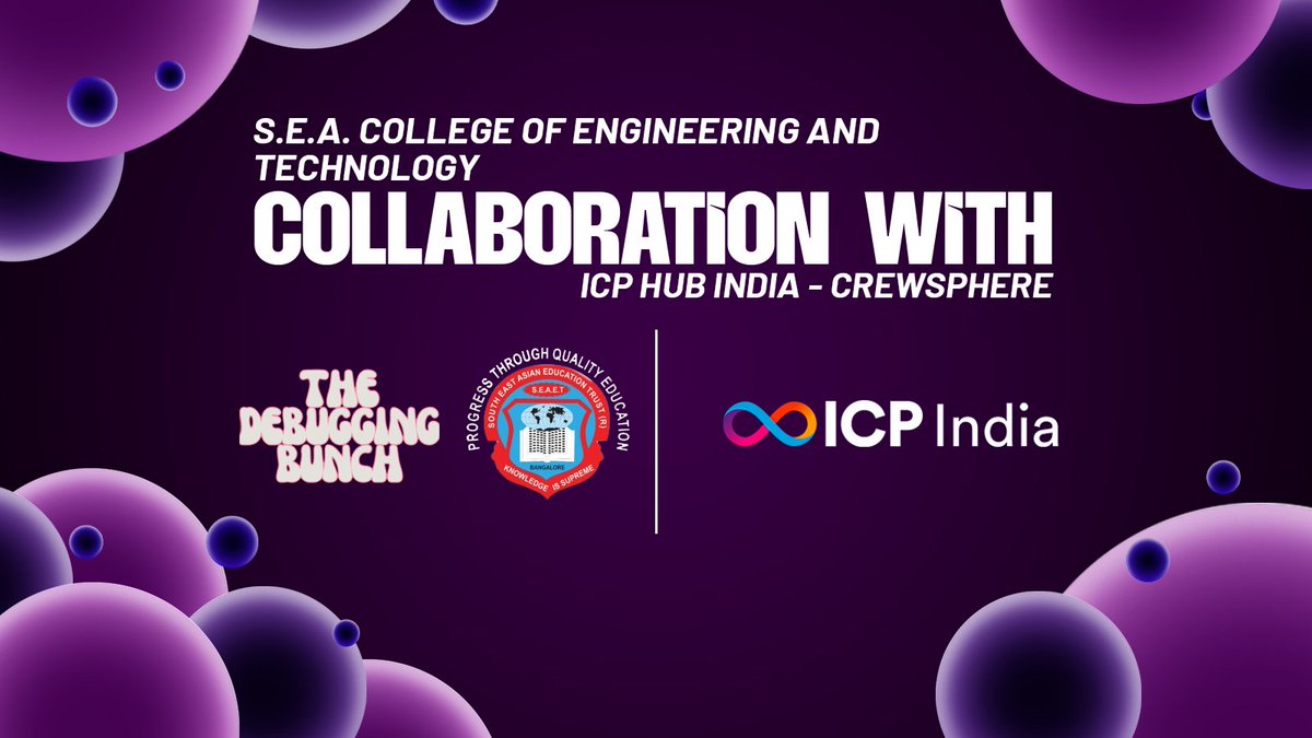 S.E.A. College of Engineering and Technology has entered into a Memorandum of Understanding(MoU) with ICP India Hub - Crewsphere.

This collaboration helps the students by equipping them with the skills &amp; knowledge to excel in this field.

#icphubs
<a href="/icphub_IN/">ICP Hub India - Crewsphere</a>