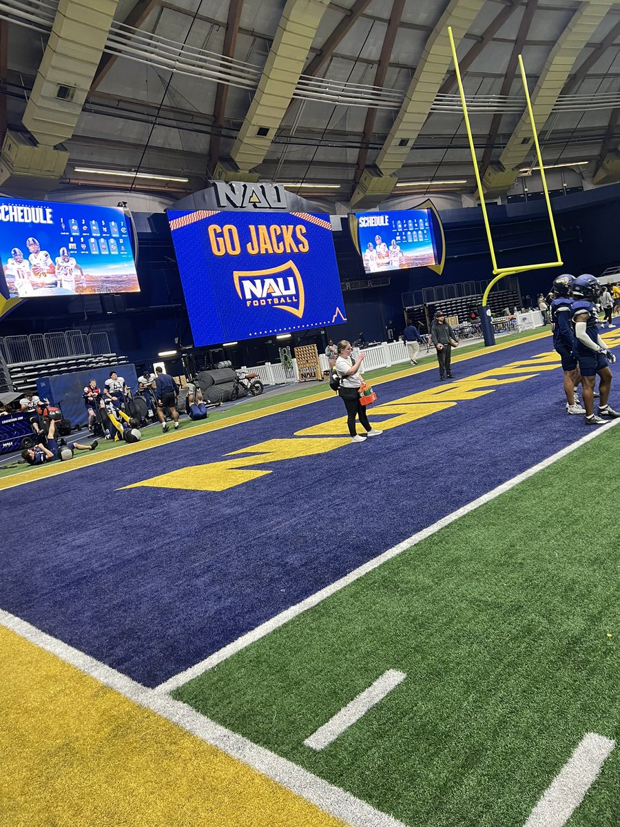Thank you <a href="/NAU_Football/">NAU Football</a> for the amazing visit  last Saturday. <a href="/TimRoschmann/">Tim Roschmann</a>