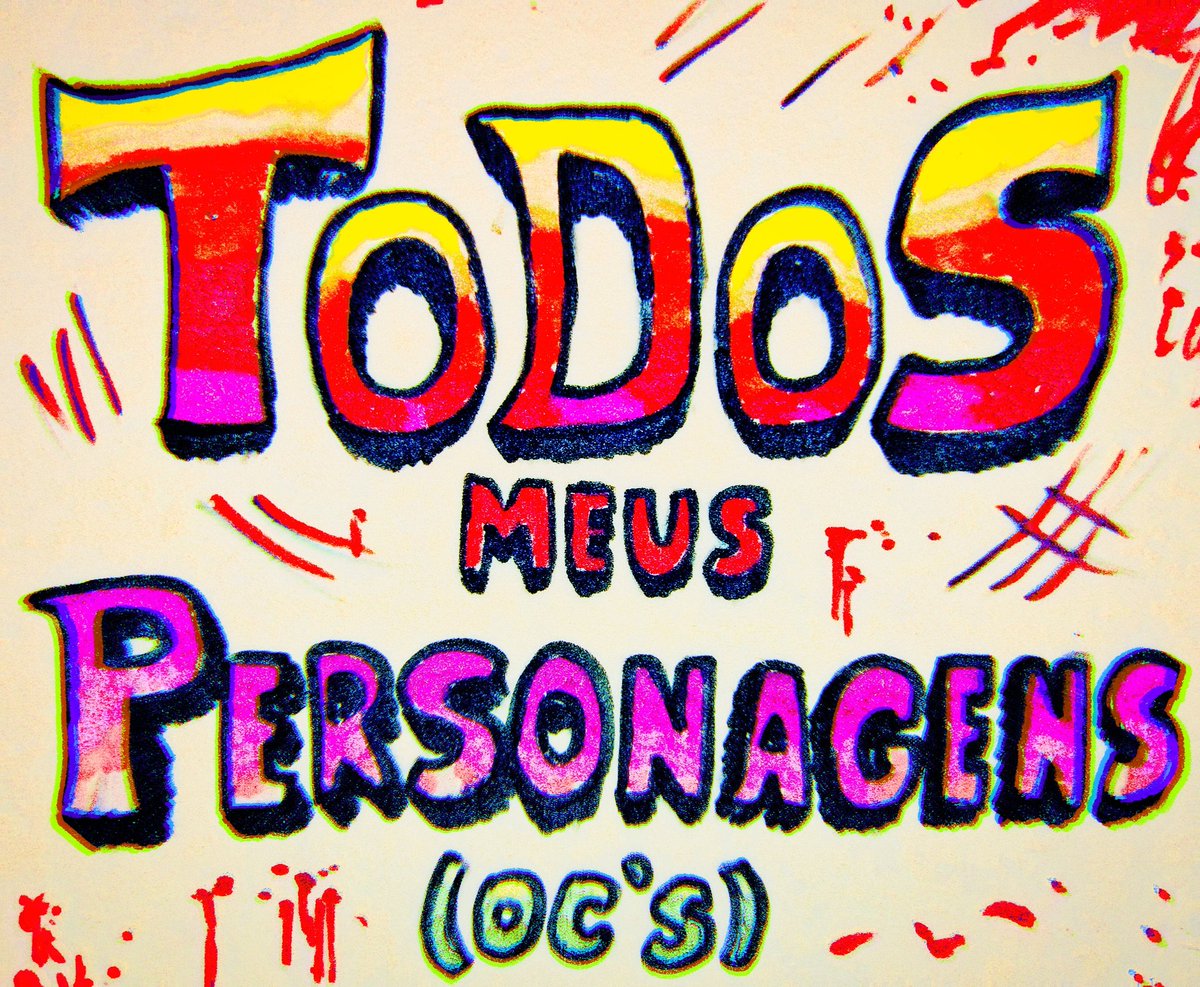 RafaChan95's tweet image. Thread: APRESENTANDO TODOS OS MEUS 25 OC&apos;s 
Segue o Fio: