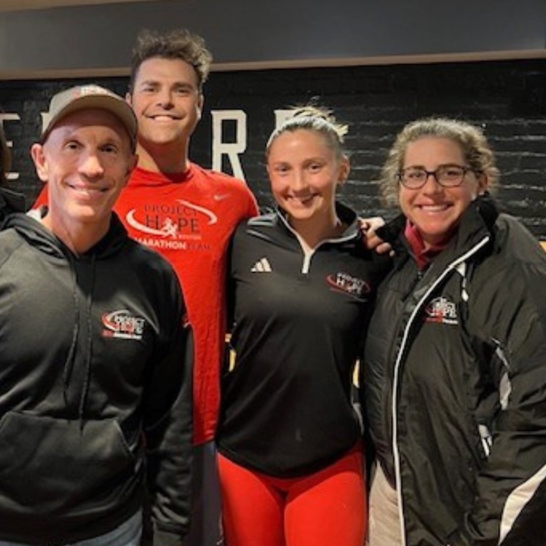 Project_Hope's tweet image. Some members of Team HOPE recently ran 20 miles together and the energy along the course was electric! We are so excited for the 2025 #BostonMarathon- we hope you are, too!

We are counting down until 4/21/25! 

You can donate directly to Team HOPE:  bit.ly/TeamHope2025