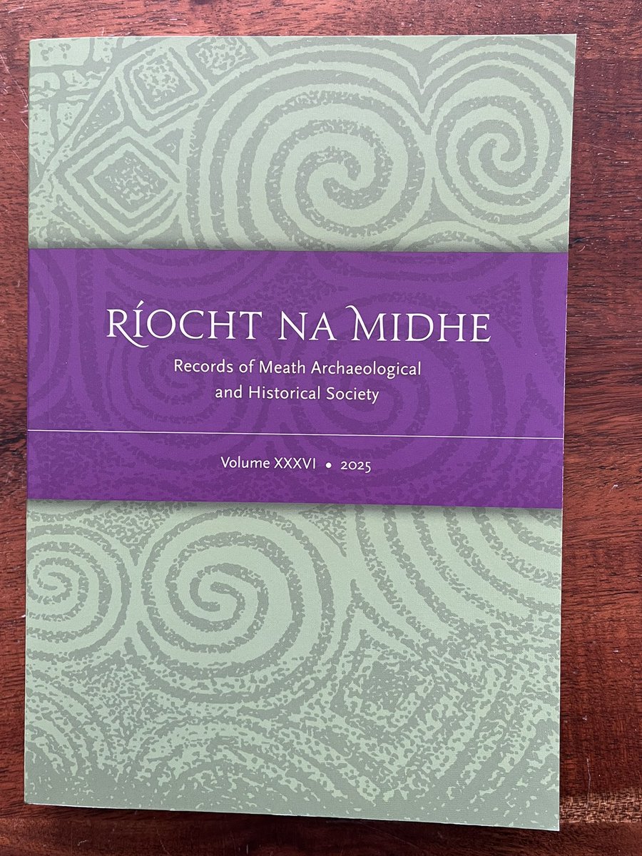 Excited to have a book review in this years Ríocht na Midhe, among so many brilliant articles. #meathhistory #localhistory #MAHS