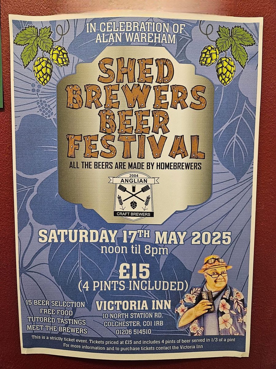 The Shed Brewers Festival is live! Tickets available from <a href="/victoriainncol/">Victoria Inn</a> now.