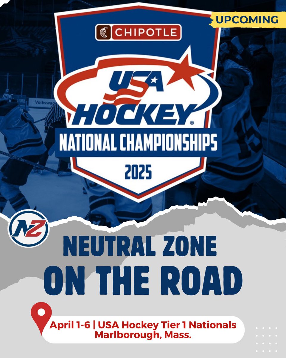 Another championship weekend coming up! See you in Mass for the Girls Tier I Nationals