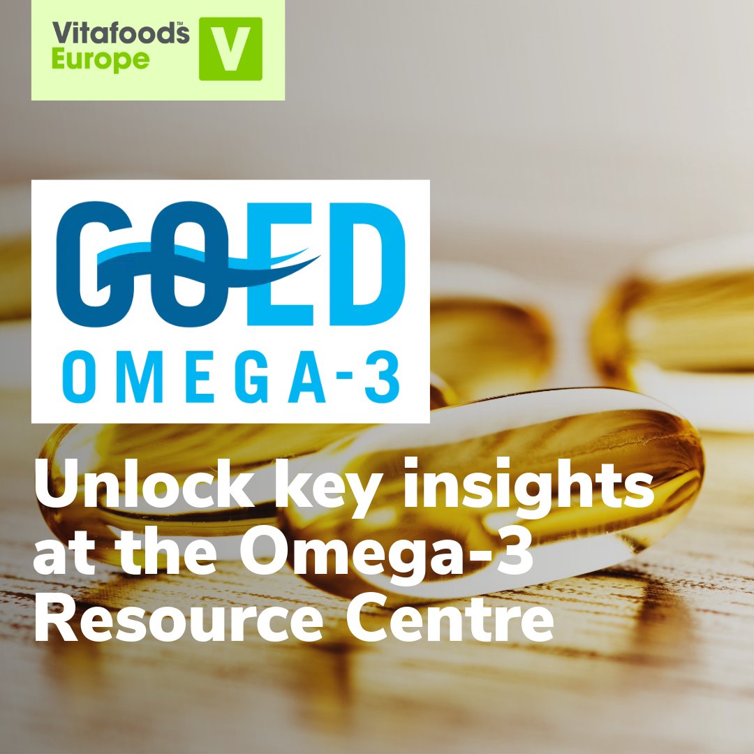 Uncover the latest in Omega-3 trends at Vitafoods Europe this year, with the GOED Omega-3 Resource Centre 💊  Explore cutting-edge developments in formulation, equipment, and more!

👉 Secure your spot now bit.ly/43H2lY8

#vitafoodseurope #nutraceuticals #omega3