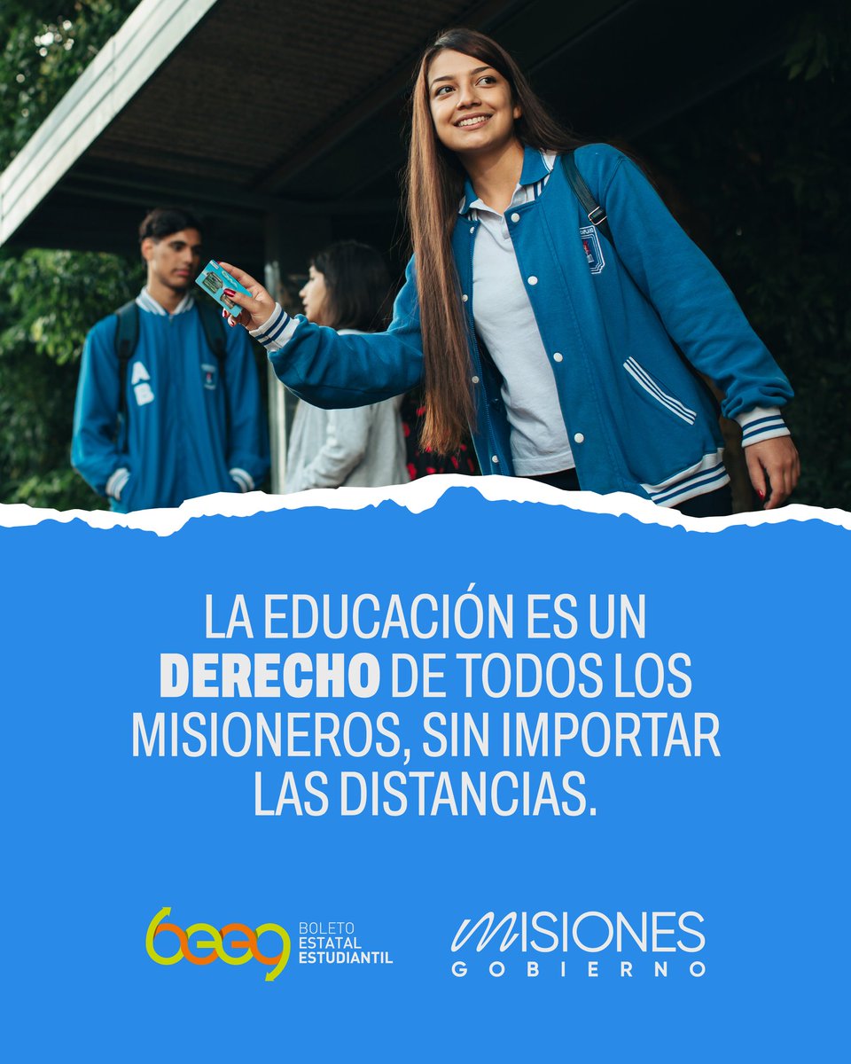 Este es un alivio real para miles de hogares misioneros. Porque estudiar es un derecho, y en Misiones lo hacemos posible. 💪📚

Así es, esta herramienta garantiza la igualdad de oportunidades para que niños, niñas y jóvenes solo tengan que preocuparse por estudiar.

#Beeg