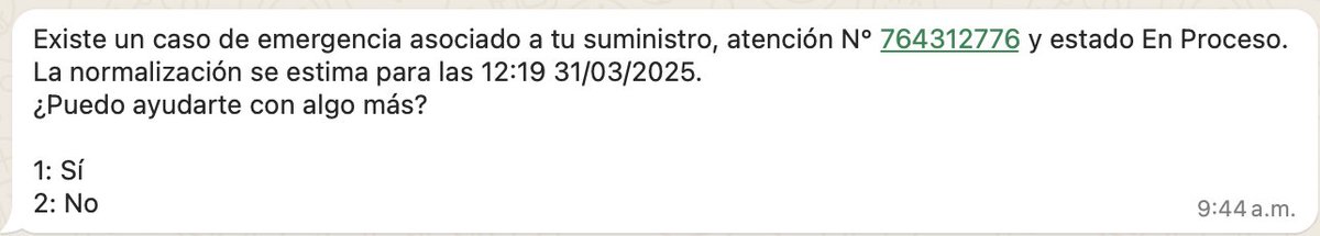 ratondetecho's tweet photo. @Enel_Informa_CL @EnelChile Para hablar con un robot que solo me da horas de solución que no cumplen? Necesito una solución YA. https://t.co/tqbG72BjBu