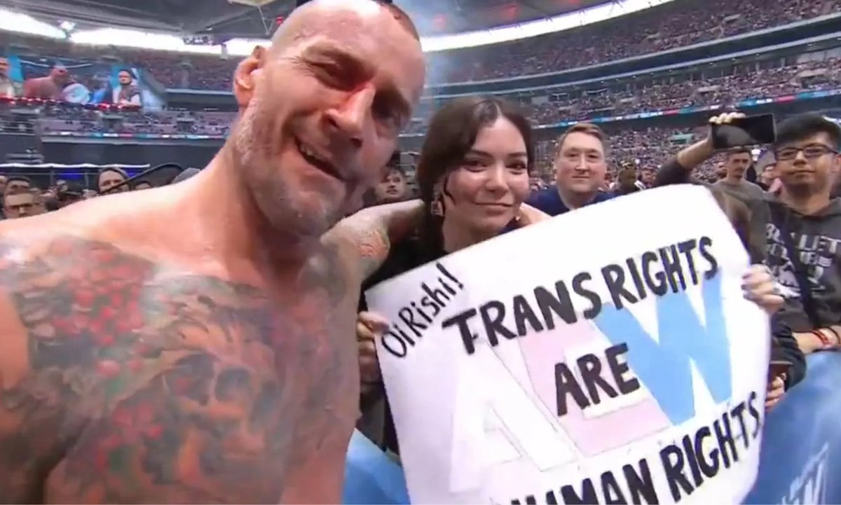 “…I say fuck you to anyone who discriminates against ANYone for being who they are. 🏳️‍⚧️🏳️‍⚧️🏳️‍⚧️”
-CM Punk

Happy Transgender Day of Visibility. #TransDayOfVisibility