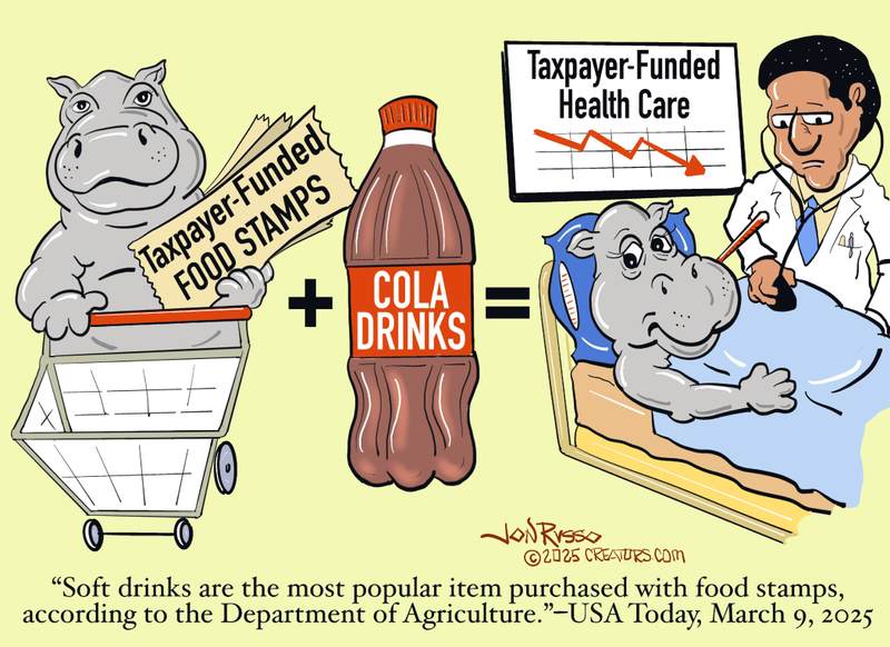 Taxpayer dollars should not be supporting unhealthy 
eating.