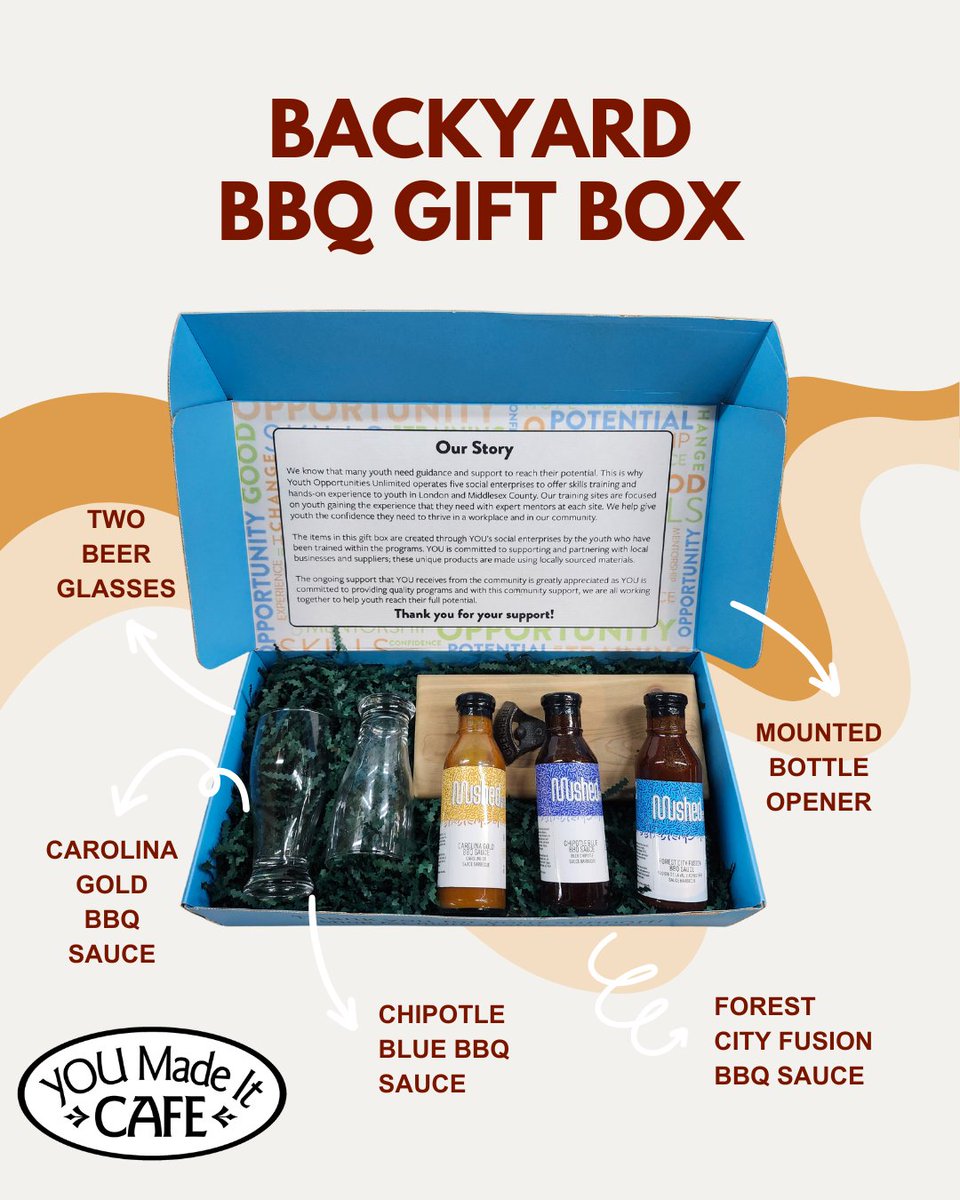 Our gift boxes just got a major spring refresh! 🎁 Each box is assembled right here and gives our youth trainees experience in customer service, product merchandising, and sales. They make great birthday, housewarming, or office gifts!