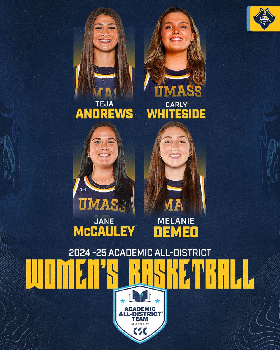 Four Corsairs Tabbed to 2024-25 CSC Academic All-District Team for Women’s Basketball!🏀👏

Release🔗: corsairathletics.com/news/2025/3/31…

#RollSairs🏴‍☠️