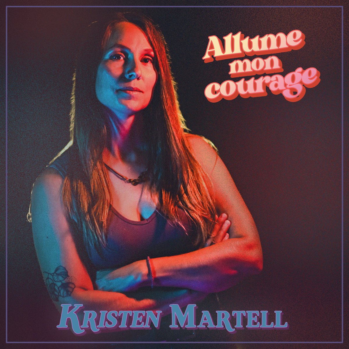 We just got the new album(And first French Language album) from Kristen Martell. It's called Allume Mon Courage. And I can't wait to spin it on my show 
-Ra'keem 

<a href="/MartellKristen/">Kristen Martell</a>