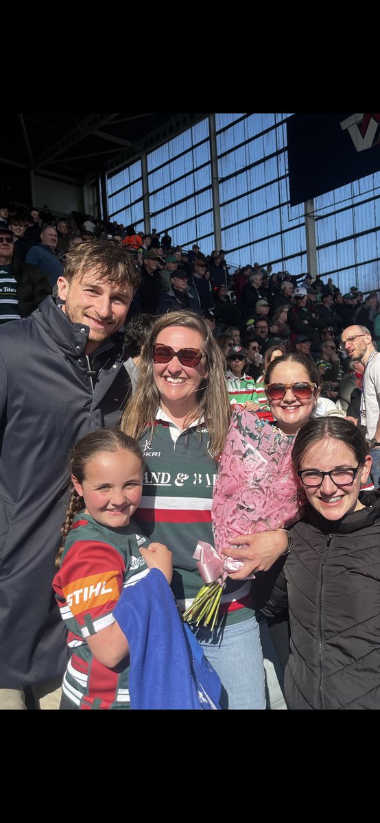 BenWhiteLiFE's tweet photo. @LeicesterTigers Thank you @LeicesterTigers Great Mother’s Day surprise 😊 https://t.co/WYk2gfsKGj