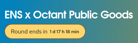 orbit_db's tweet image. We&apos;re in the home stretch.  Just over 1 day left to donate to the ENS x Octant Public Goods Quadratic Funding Round on Giveth.

Please contribute to make this a smashing round for OrbitDB 🚀

giveth.io/project/orbitdb

#OrbitDB #p2p #Database #ENS #Octant #Giveth