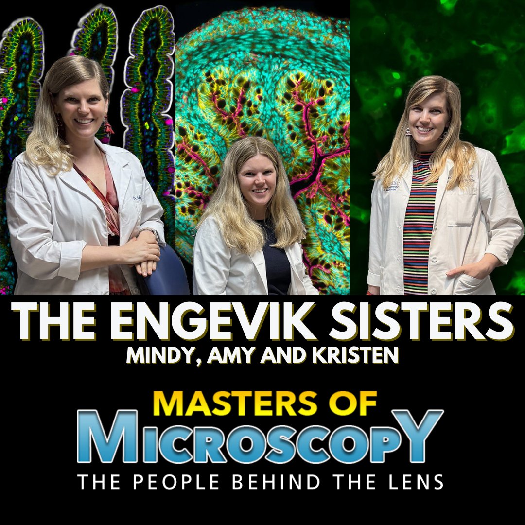 To wrap up Women's History Month, the latest installment of our Masters of Microscopy series spotlights sisters Mindy, Amy and Kristen Engevik. Read their story here! bit.ly/429oOuq