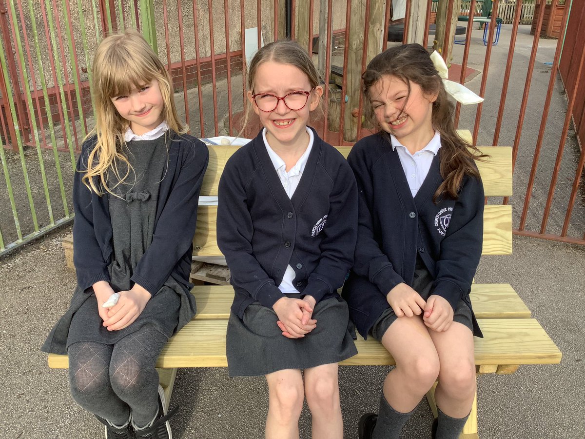 ChurchDrivePS's tweet image. Thank you to Friends of Church Drive for our friendship benches which were requested by our pupils well-being team