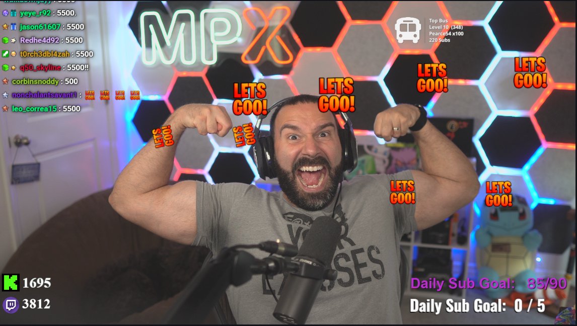 5,500 Subs!! First Time EVER!!

Twitch - 3812 Subs
KICK - 1695 Subs

MPX Nation is GOING TO THE MOOON! 🚀🚀🚀