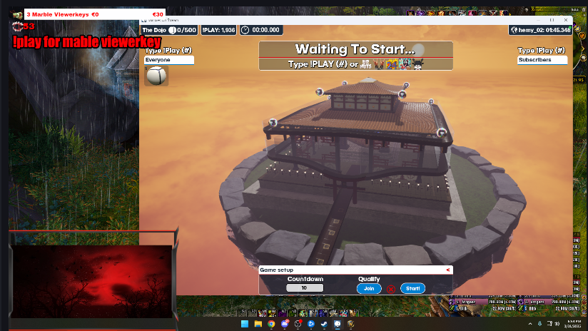 FlaviusTheodor's tweet image. WE LIVE!!!
And we start the day with a Marble Viewerkey (more to be unlocked at goal) - so im not accused anymore that i do only what i want with my own time KEKW

Get in the race until i eat - we roll at 10 ppl minimum
twitch.tv/ciaciux