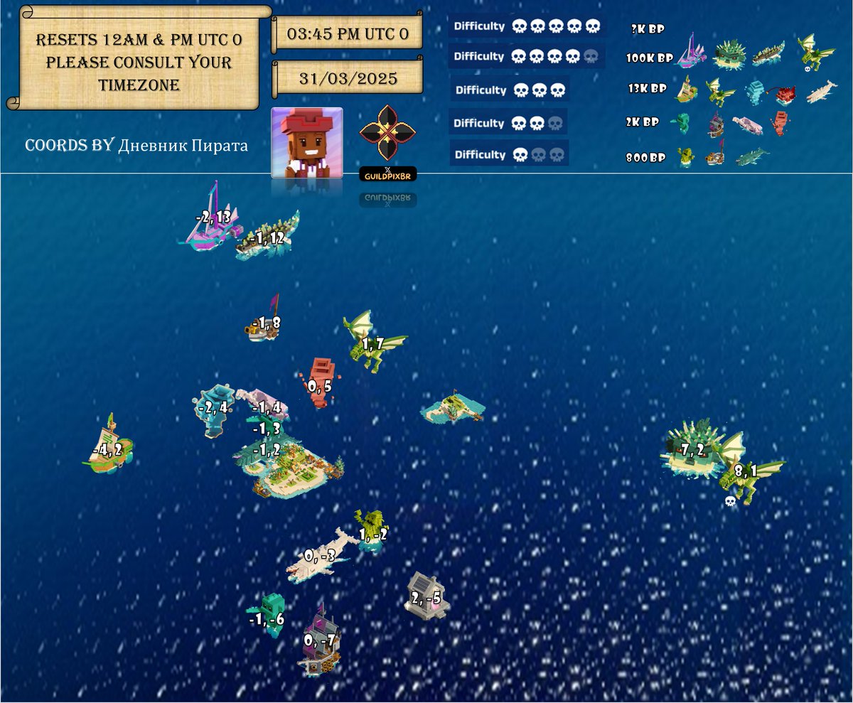Daily <a href="/PirateNation/">Pirate Nation</a> map, colab with <a href="/dnevnikPirata/">odos</a> and guild Дневник Пирата, design by <a href="/gdumalol/">Gustavo Souza Ferrei</a>
