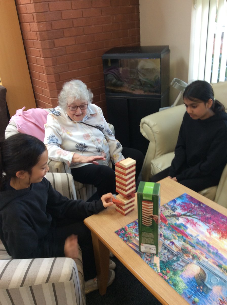 Our vision team have been to visit our neighbours at Wykeham Chase today and the children were brilliant and enjoyed Easter crafts, colouring and games with the residents.