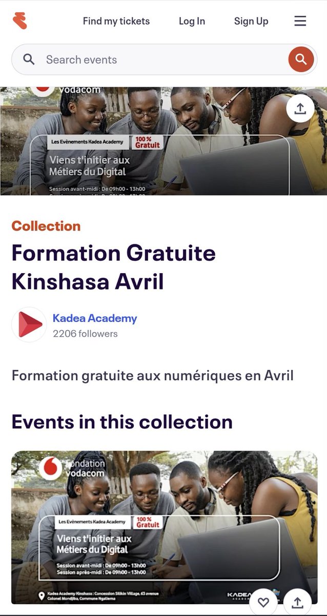 lemonarque01's tweet photo. #FormationsGratuites :

Tout le mois d'avril, Chaque mercredi et samedi il y a une formation gratuite en Marketing Digital et Développement Web à la Kadea Academy!

🔗 Inscription gratuite ici 👉🏽https://t.co/ByIHWpECkv https://t.co/rqKe9wOAqr