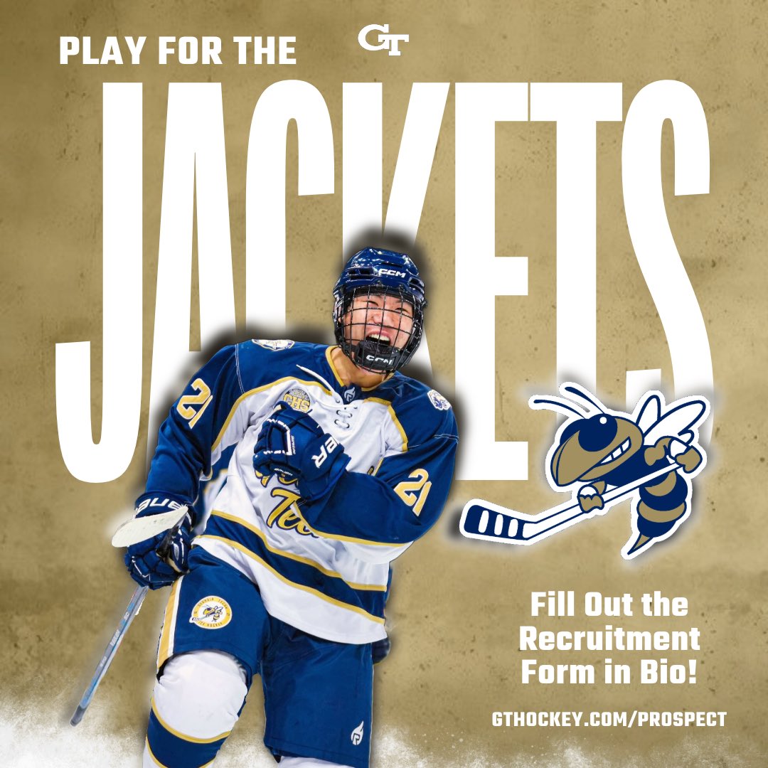 If you’re an incoming or prospective player, fill out our recruitment form! Visit GTHOCKEY.com/Prospect