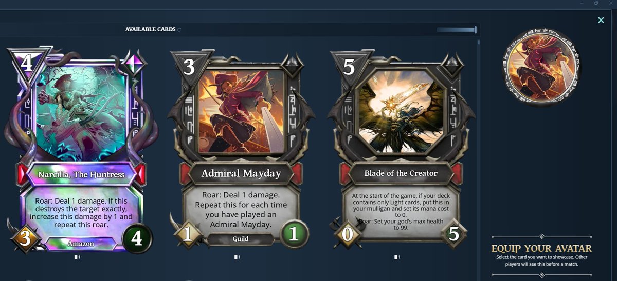 My Mythic family is growing 🙂
In <a href="/GodsUnchained/">Gods Unchained</a>