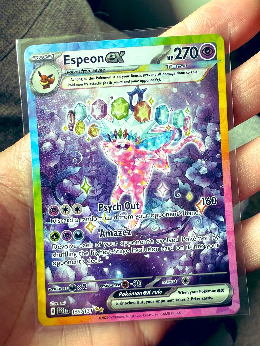 🚨GIVEAWAY!🚨 Espeon EX!
1. Share photo of your Rare Candy profile below
2. Retweet This
Winner announced on 4/7