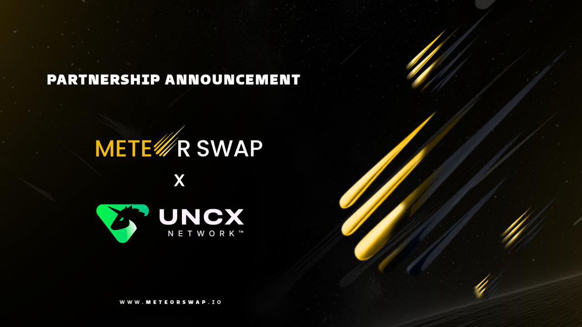 $METEOR X UNCX

UNCX Network is the leading provider of decentralized finance services, continually innovating in automated and scalable token solutions.

By locking liquidity with UNCX, you benefit from a trusted and decentralized solution designed to boost confidence and