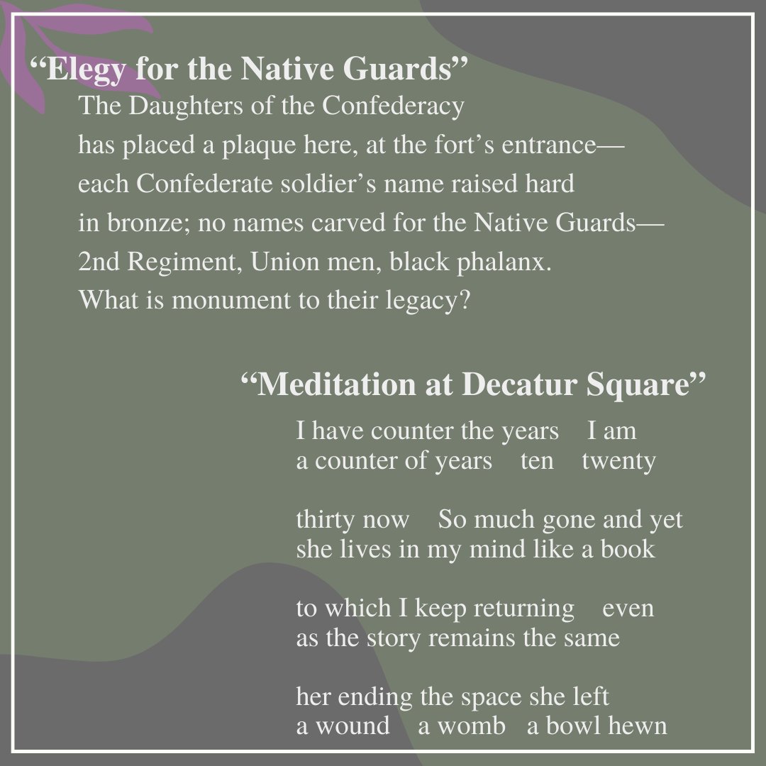 For our final #WalkerWeeklyWisdom #WomensHistoryMonth edition, we would like to honor poet and author Natasha Tretheway!

Natasha Trethewey talks with Margaret Walker Center director Dr. Robert Luckett at the MS Book Fest: youtu.be/2MHAaV4GEFU?si…

Poems: poetryfoundation.org/poets/natasha-…