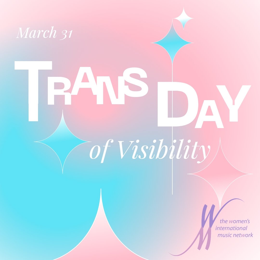 🏳️‍⚧️ March 31st The WiMN observes Trans Day of Visibility (TDOV), celebrating our transgender community, and many artists like SOPHIE, Kim Petras, Shea Diamond, Laura Jane Grace, Anohni, Mykki Blanco, and many more. 🩵🩷
#TDOV2025 #transdayofvisibility🏳️‍⚧️