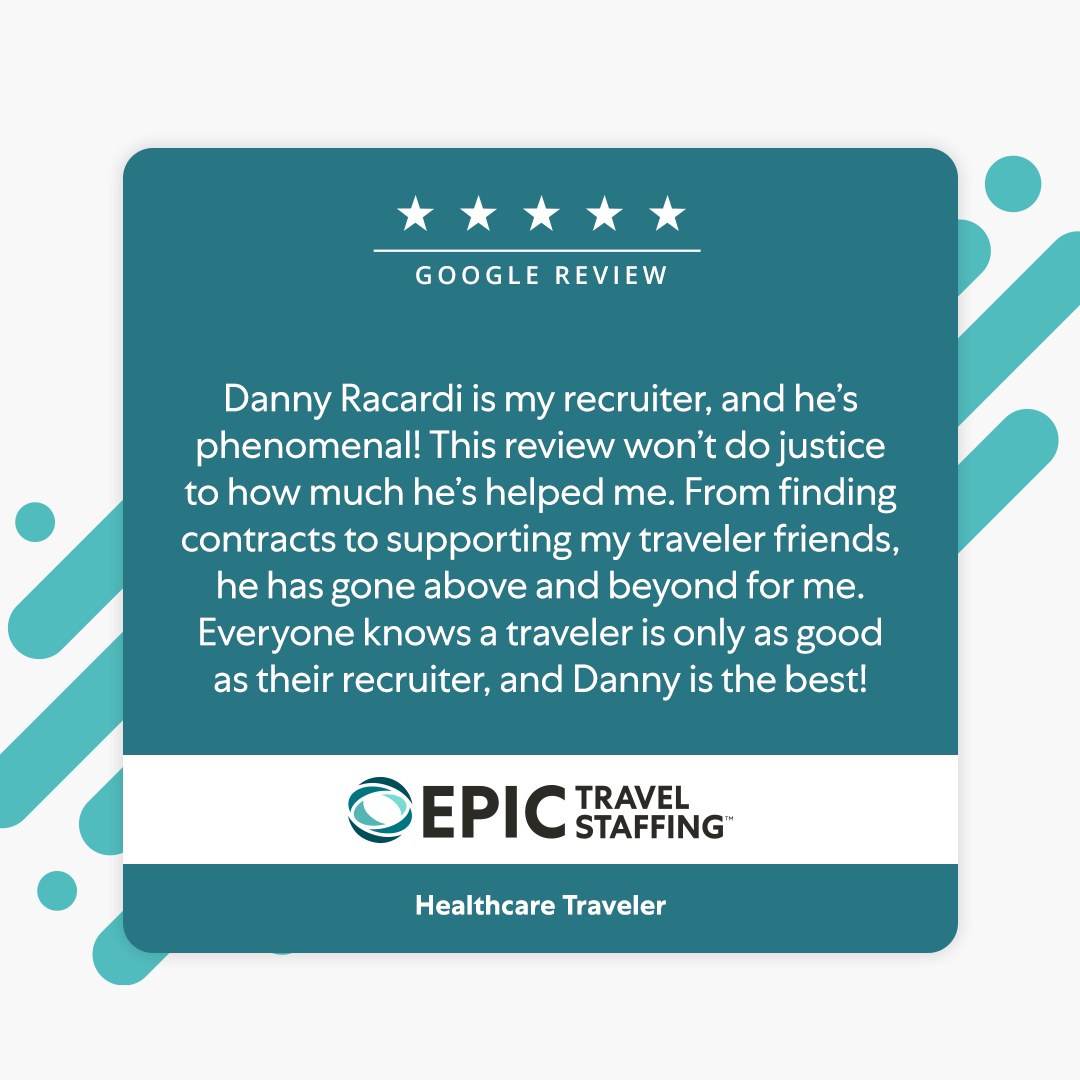 EpicAllied's tweet photo. We take pride in recruiters like Danny, who go the extra mile for our travelers! 🌟 If you're looking for a dedicated, supportive recruiter who truly has your back, we’ve got the team for you.

Join us and experience the difference at https://t.co/3BAt7TCdyr

#EpicTravelStaffing https://t.co/t0Lf7hm7Pl