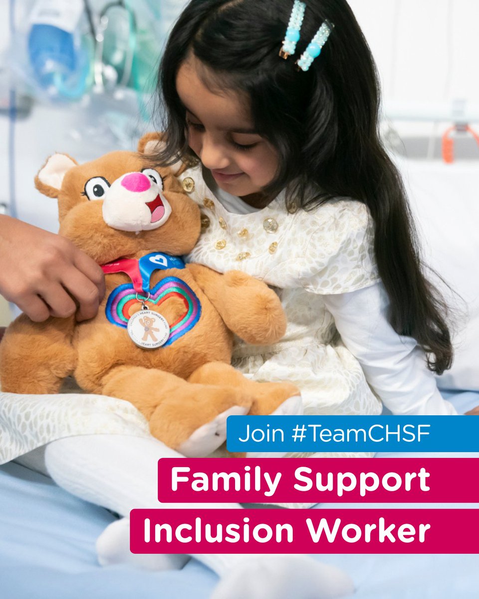 Join the CHSF team Family Support Inclusion Worker ✨🩷

Find out more and apply at chsf.org.uk/job-family-sup… 🔗