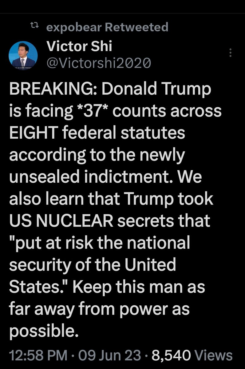 LindaKWS1's tweet image. #ClassifiedDocuments #FactsMatter #Trump