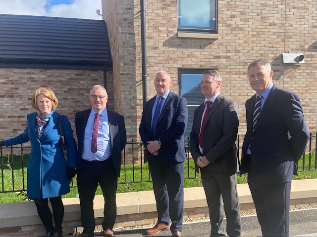 Paul McLennan, Housing Minister, visited our completed council housing project at Brandon Street. 48 new flats are on site – 42 of these are new builds while 6 flats are within the refurbished YMCA building. 

Our affordable homes are transforming communities and town centres.