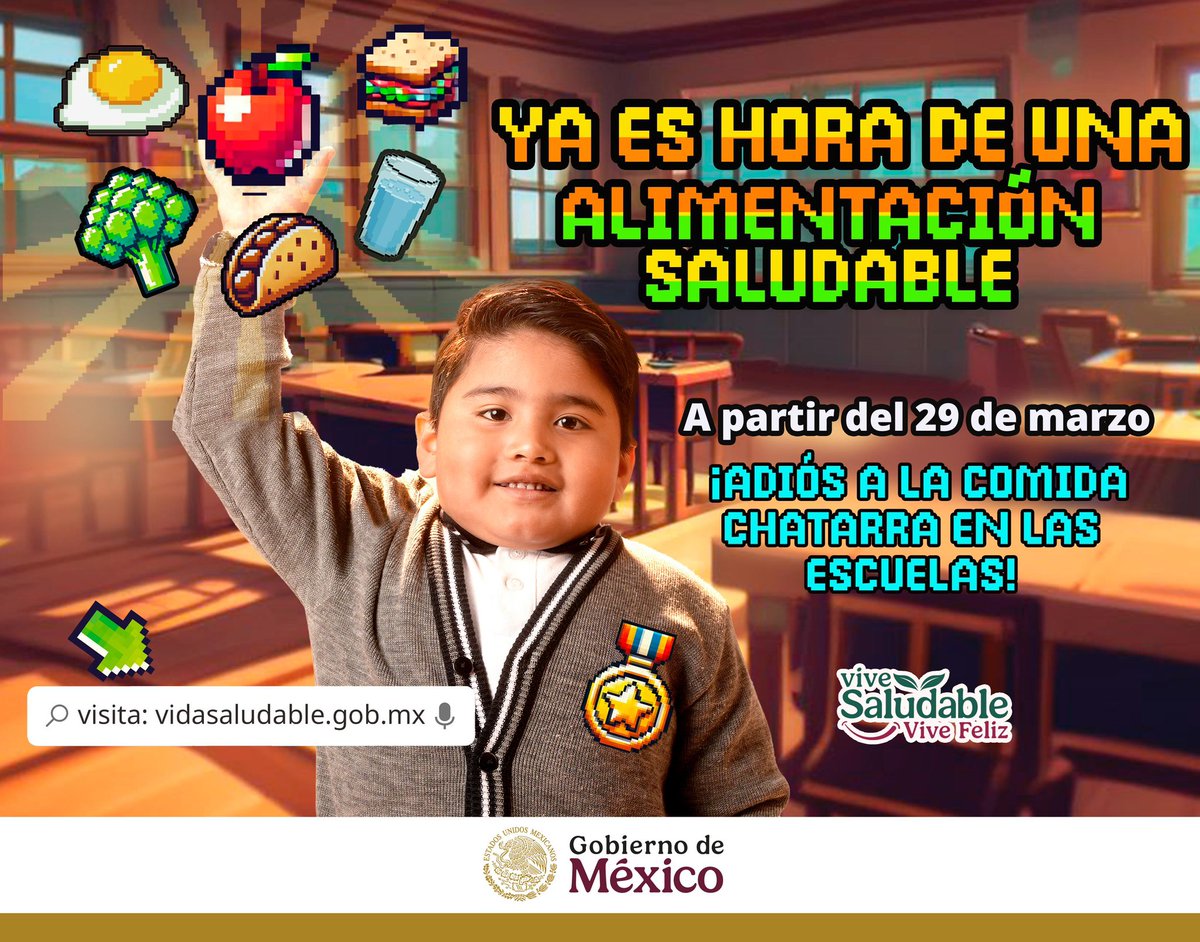 TecNM_MX's tweet photo. #ViveSaludableViveFeliz
#AdiosComidaChatarra

Más información 👉 https://t.co/U5HpMYG5IC https://t.co/KnM8P2pCx7