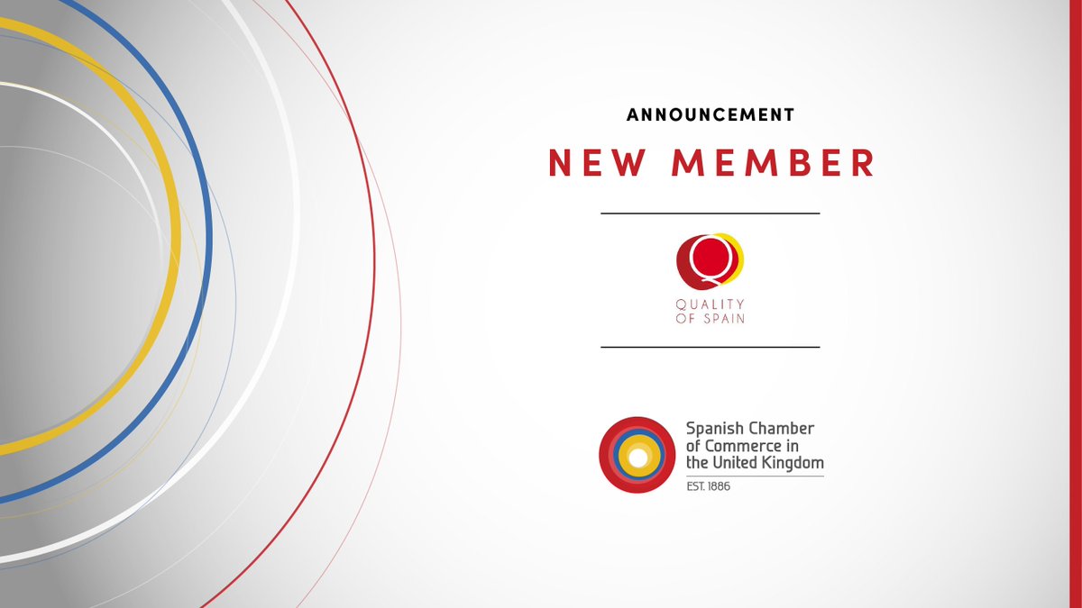 Spanish Chamber in the UK (@spainchamberuk) on Twitter photo 📢We are honoured to announce that <a href="/qualityofspain/">Quality of Spain</a>, an independent Anglo/Spanish consultancy that advises Spanish companies entering the UK market, has joined the Chamber as a new Member.
Our Member’s Directory: spanishchamber.co.uk/members-list 📢We are honoured to announce that <a href="/qualityofspain/">Quality of Spain</a>, an independent Anglo/Spanish consultancy that advises Spanish companies entering the UK market, has joined the Chamber as a new Member.
Our Member’s Directory: spanishchamber.co.uk/members-list