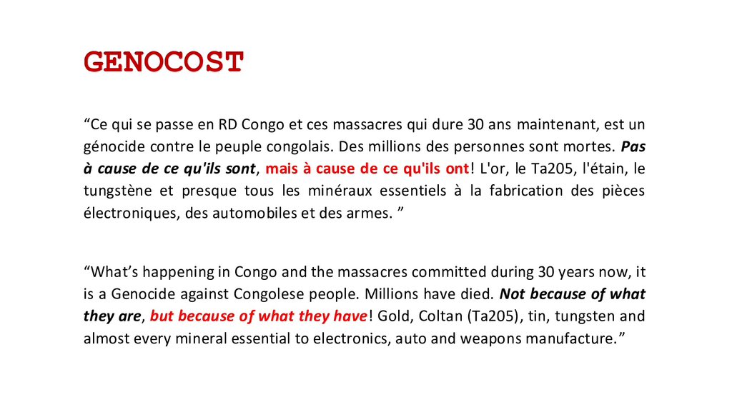 KivuYouth_243's tweet image. #GenocideinDRC  #WarCrimes #BloodMinerals