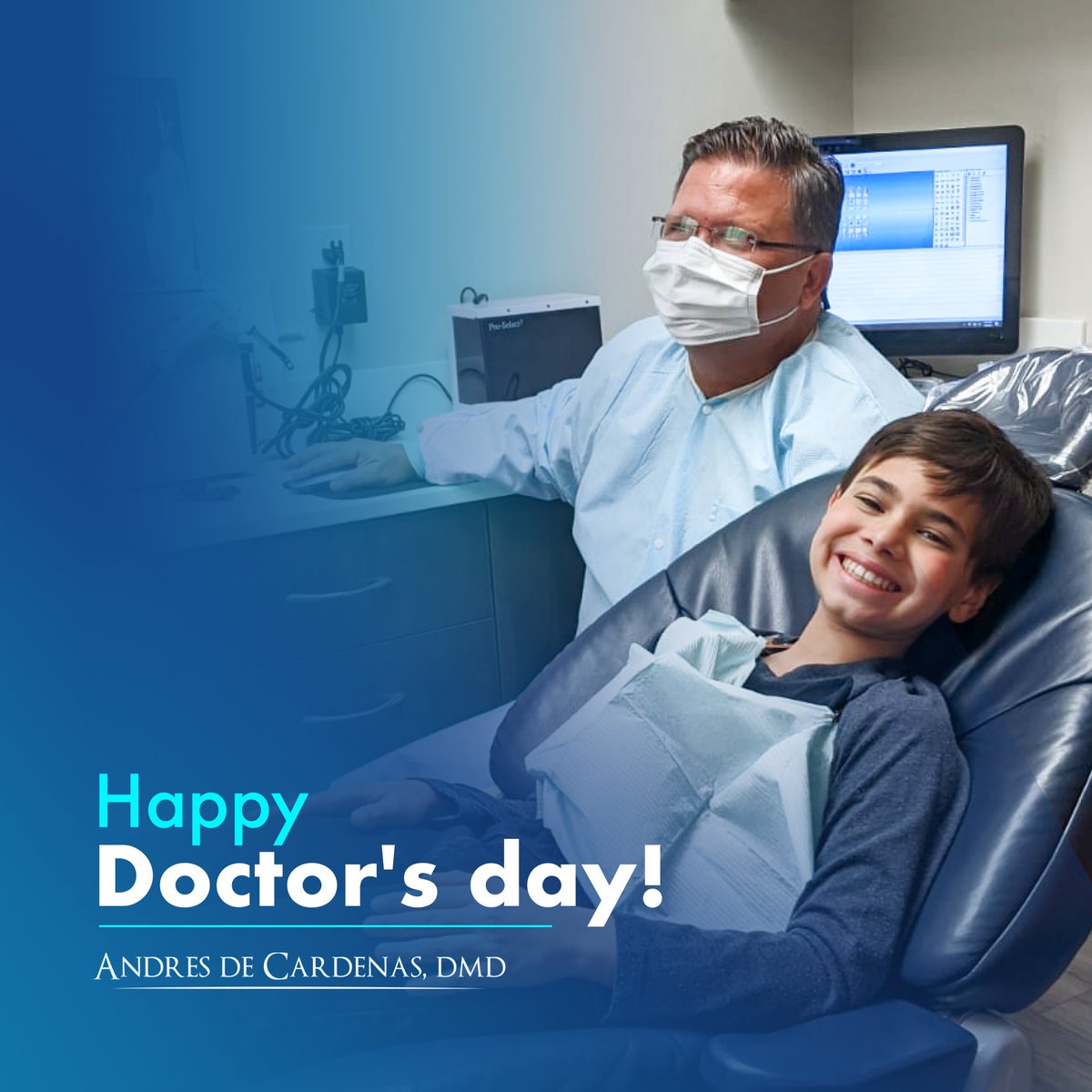 drdecardenas's tweet photo. Happy Doctor’s Day, Dr. Andres de Cardenas! 

Thank you for your dedication, care, and commitment to healthy smiles!

Drop a 💙 in the comments to show your appreciation!

#HappyDoctorsDay #DrAndresDeCardenas #MiamiDentist https://t.co/RgKb4Svztz
