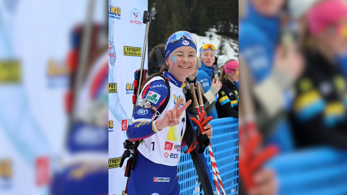 PoliceNationale's tweet photo. #EquipePolice | Nos policiers sportifs de haut niveau ont brillé ce week-end ! 🏅Jeanne Richard et Helvetia Taily ont décroché les titres de championnes de France en biathlon ⛷️ et en kata individuel 🥋. Sébastien Patrice et Mehdi Filali ont également remporté l'or en finale de l'étape de la Coupe du monde de sabre 🤺 et aux Championnats de France de karaté (+84 kg) 🥋🥇.