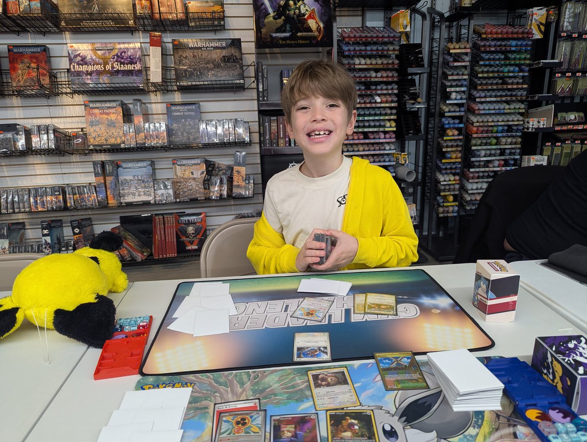 On our way back from Ohio, with huge smiles on our faces. Parker got to meet his hero <a href="/enjoifriend/">Andrew Mahone</a> and we played cards all weekend! <a href="/FullGripTCG/">Full Grip Games</a>