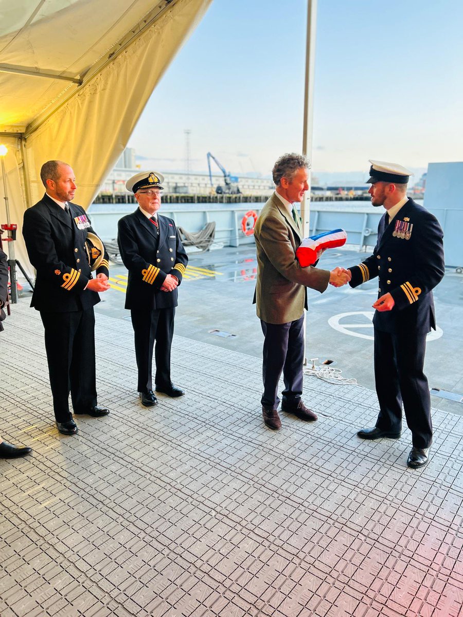 HMS MERSEY (@hms_mersey) on Twitter photo Thank you Belfast! During this visit we’ve welcomed visitors from NEMO, the Reserve Forces and Cadets Association, and some of our NI Veterans. It’s been an honour to share our experiences with friends & colleagues in the maritime industry. <a href="/RFCANI/">RFCA NI</a> <a href="/RNinNIreland/">Royal Navy in Northern Ireland</a> <a href="/DRMNINEWS/">Defence Relationship Management NI (DRM NI)</a> Thank you Belfast! During this visit we’ve welcomed visitors from NEMO, the Reserve Forces and Cadets Association, and some of our NI Veterans. It’s been an honour to share our experiences with friends & colleagues in the maritime industry. <a href="/RFCANI/">RFCA NI</a> <a href="/RNinNIreland/">Royal Navy in Northern Ireland</a> <a href="/DRMNINEWS/">Defence Relationship Management NI (DRM NI)</a>