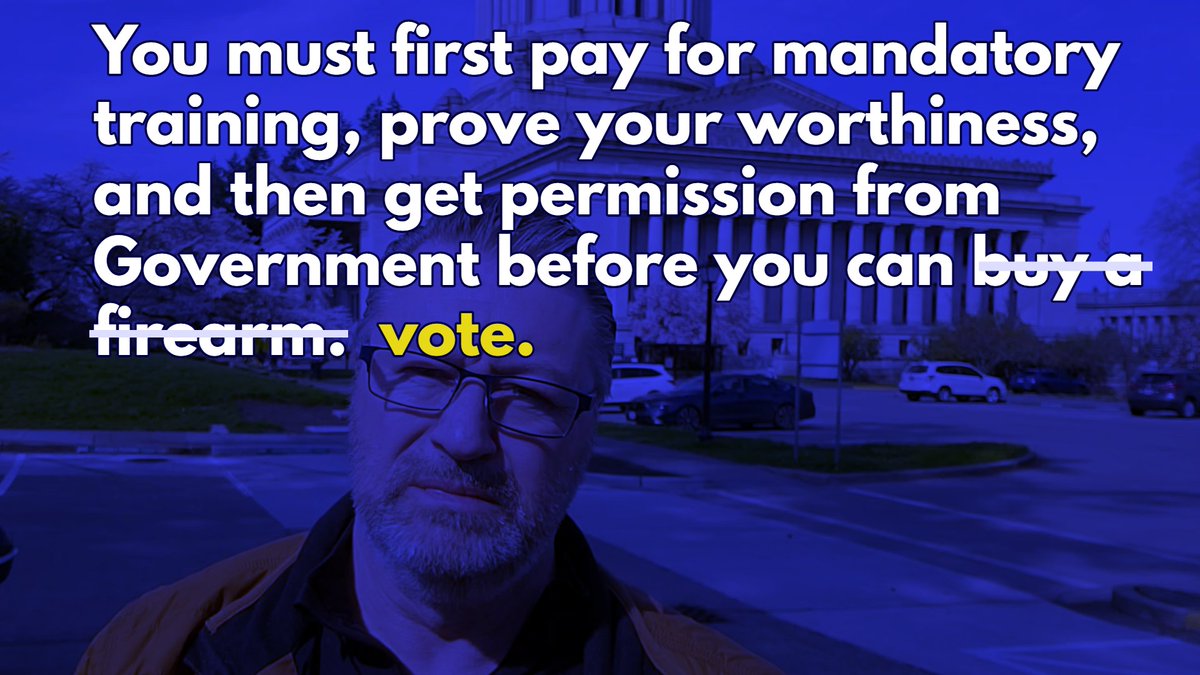 GunWashington's tweet image. Now, how constitutional does that sound?  Because that's what Washington wants to do with HB 1163.