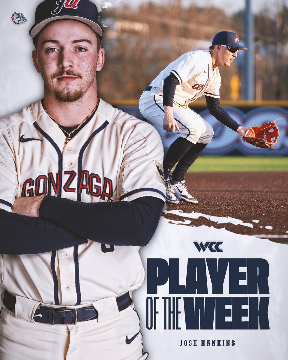 Gonzaga Baseball (@zagbaseball) on Twitter photo .<a href="/JoshHank1ns/">Josh Hankins</a> is your <a href="/WCCsports/">West Coast Conference</a> Player of the Week!🔥
📰Release: tinyurl.com/5ft6543r
#GDTBAZ | #GoZags .<a href="/JoshHank1ns/">Josh Hankins</a> is your <a href="/WCCsports/">West Coast Conference</a> Player of the Week!🔥
📰Release: tinyurl.com/5ft6543r
#GDTBAZ | #GoZags