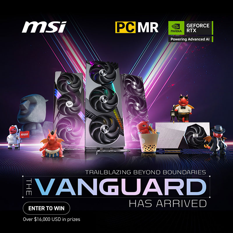 To celebrate the recent launch of MSI's new NVIDIA GeForce RTX 50 series graphics cards, we're happy to announce an awesome chance to win some amazing prizes worth over $16,000!

March 31–April 30, 
Enter &amp; read all about it! msi.gm/S982330C T&amp;C: msi.gm/S629624B