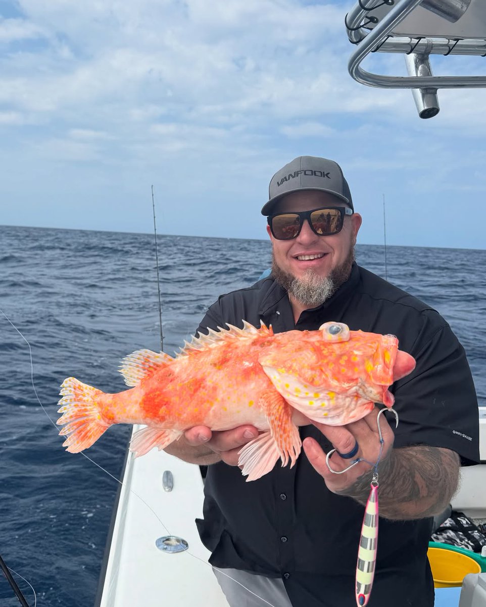 flsportfishing's tweet image. 💥 FSF Catch of the Week 💥 Successful deepwater day for @figureditoutfishing with a PB 30 lb yellow edge #grouper + some honorable mentions! 🔥
⁠
Anglers, tag us in your fishing photos or send them via DM on social media for a chance to be featured on our page EVERY WEEK!⁠
