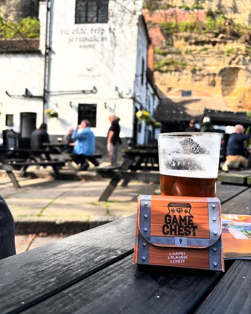A perfect spring day, a pint at Ye Olde Trip to Jerusalem, and a quick game of Heraldry—what more do you need? Take your games anywhere with The Game Chest!

Grab your copy now: pocketfoxgames.co.uk 🚀

#TheGameChest #PocketFoxGames #TabletopOnTheGo #CardGames #BoardGames
