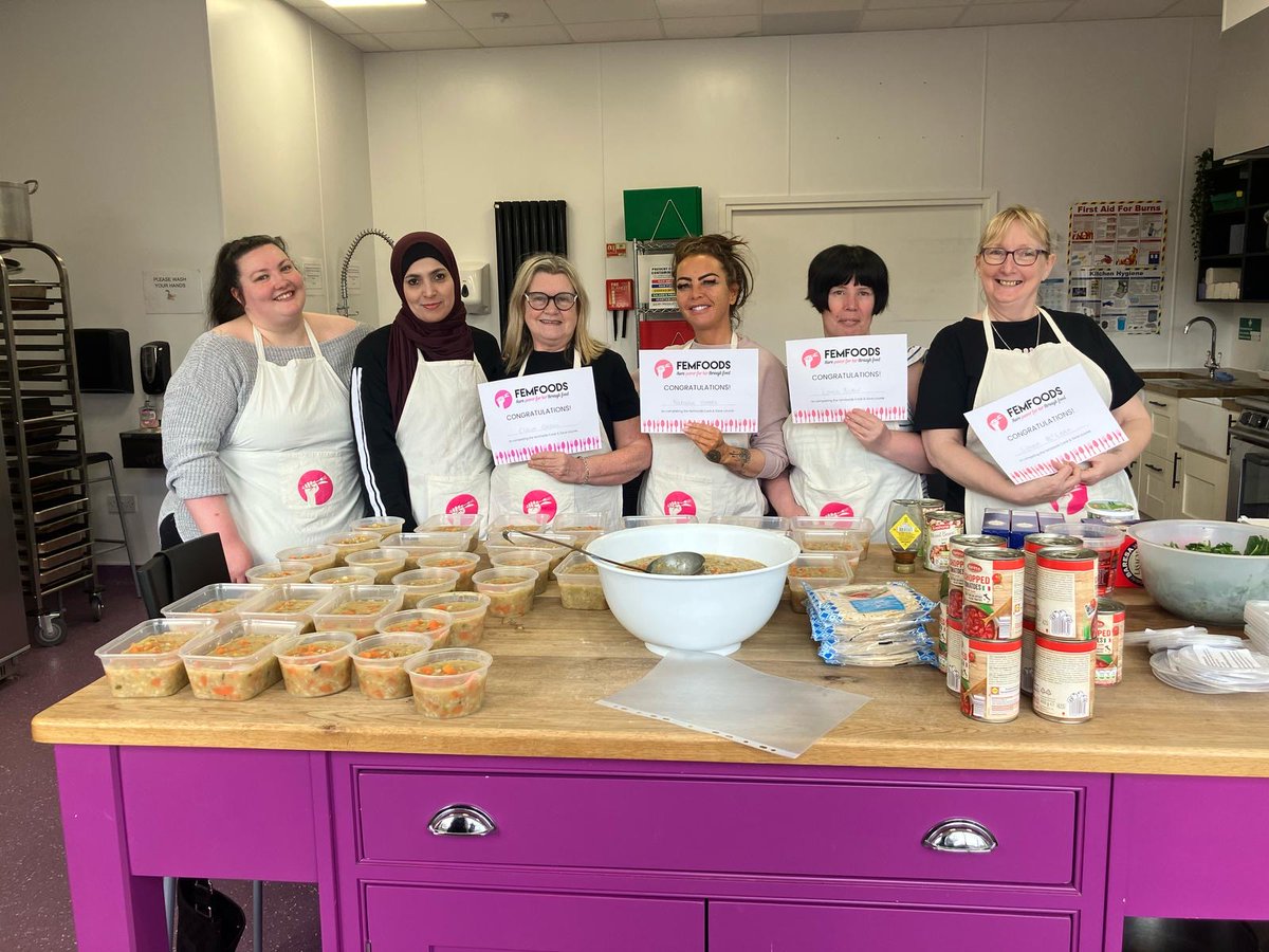 Another Cook and Save successfully completed with this brilliant group of women who cooked up a storm over the past 4 weeks, learning to batch cook nutritious meals on a budget. Thanks so much to you all for helping us prepare 45 community meals for <a href="/ng_homes/">ng homes</a> community event too!