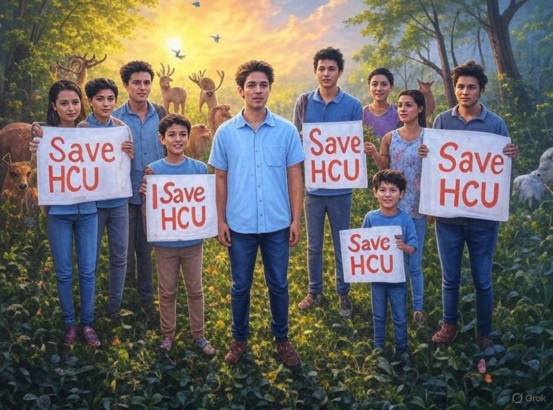 NawapetSriKanth's tweet photo. #SaveHCUBioDiversity https://t.co/1bla9QEwJa