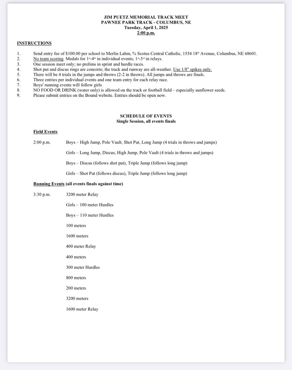 We head to Columbus tomorrow! Meet #2 of the year!