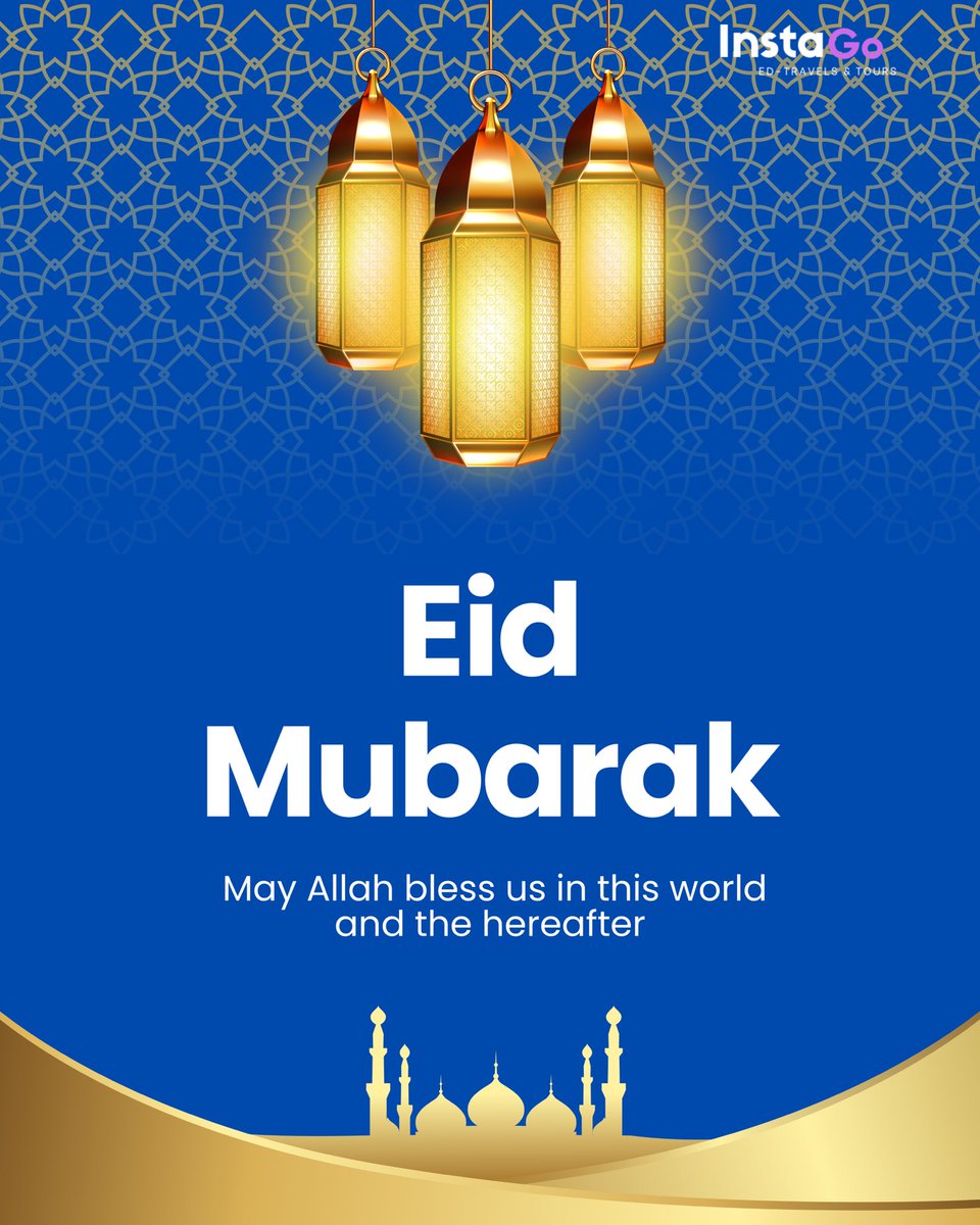 instaG0travels's tweet image. Wishing you peace, joy, and prosperity this Eid. From all of us at InstaGo, Happy Eid #instago #EidMubarak